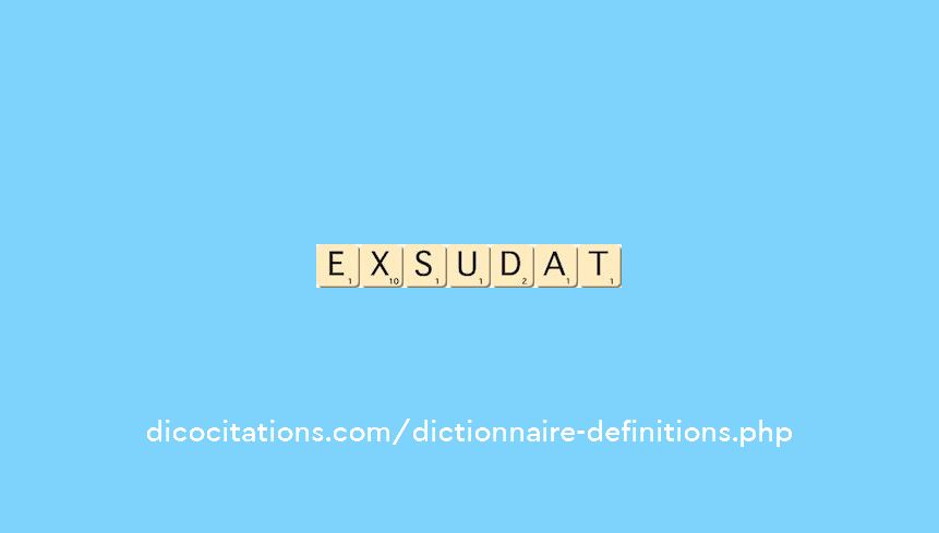 exsudat exsudat