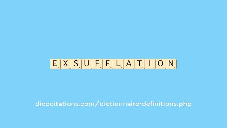 exsufflation