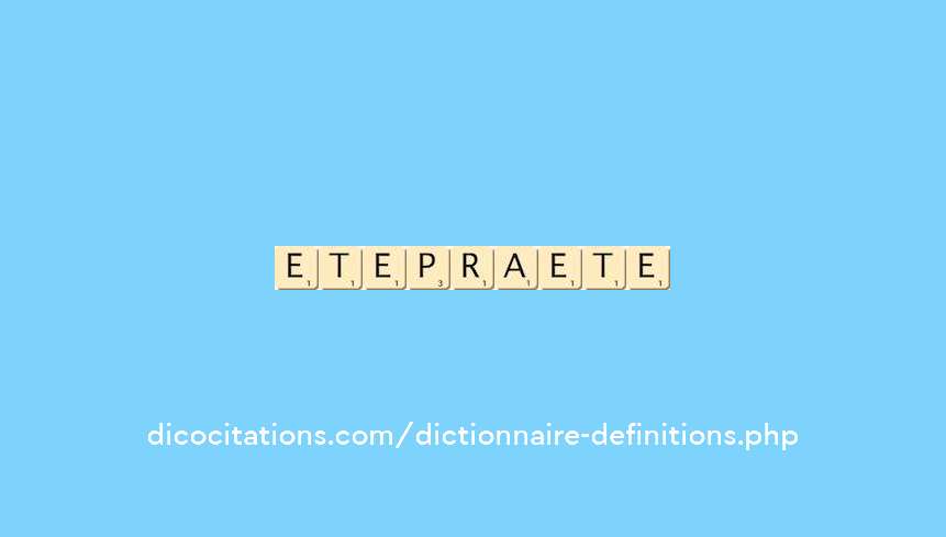 extemporaneite
