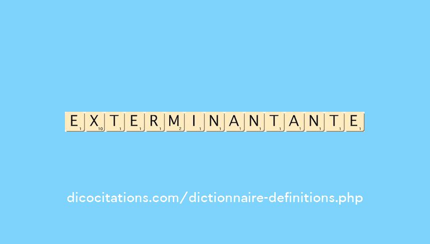 exterminant--ante