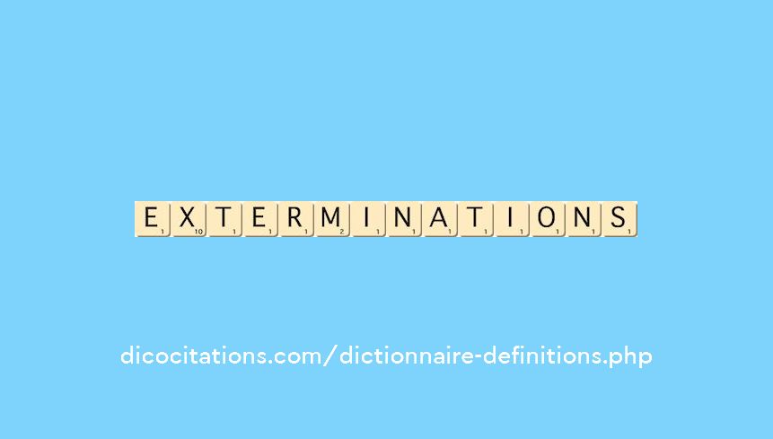 exterminations