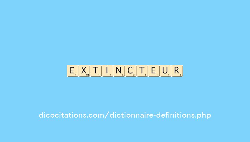 extincteur