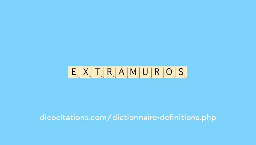 extra-muros extra-muros