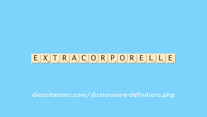 extracorporelle extracorporelle
