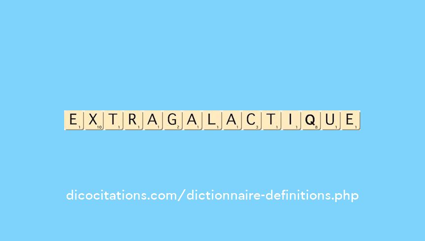 extragalactique extragalactique