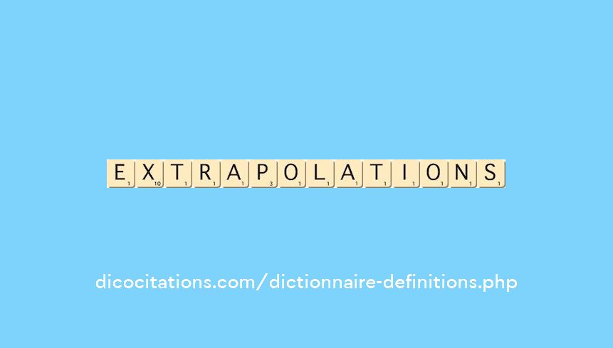 extrapolations