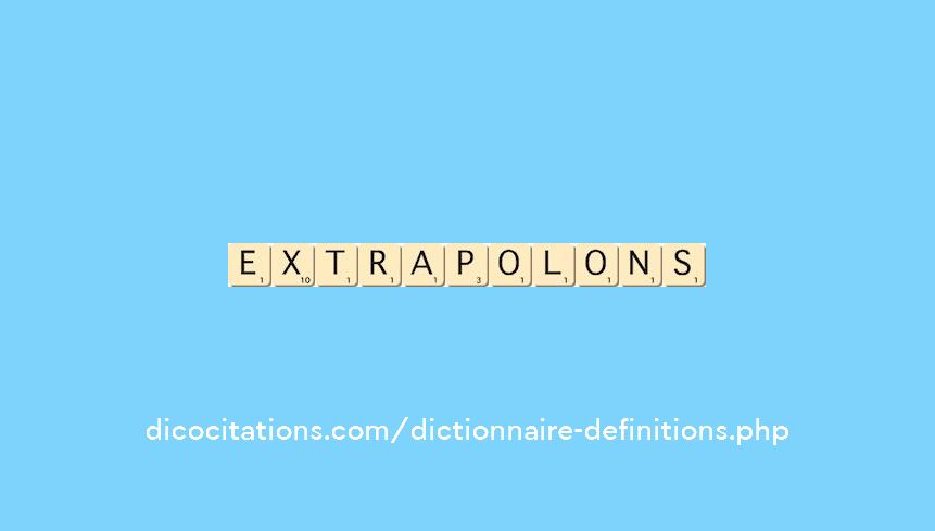 extrapolons