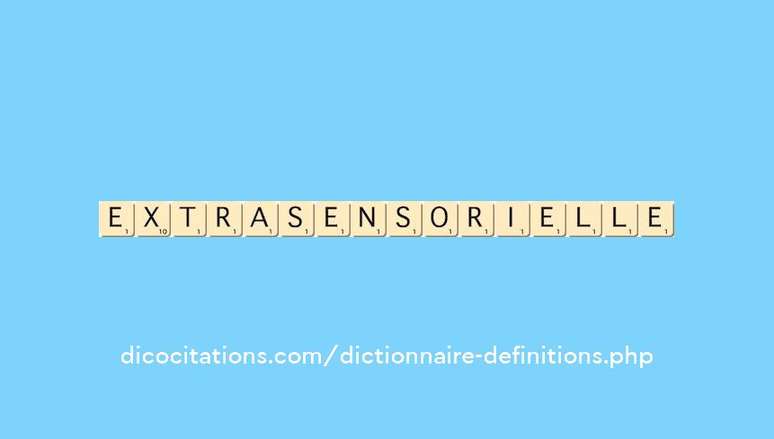 extrasensorielle extrasensorielle