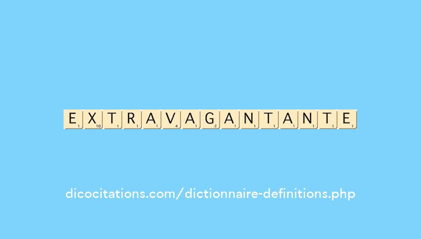 extravagant--ante
