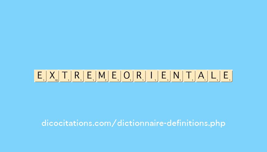 extreme-orientale extreme-orientale
