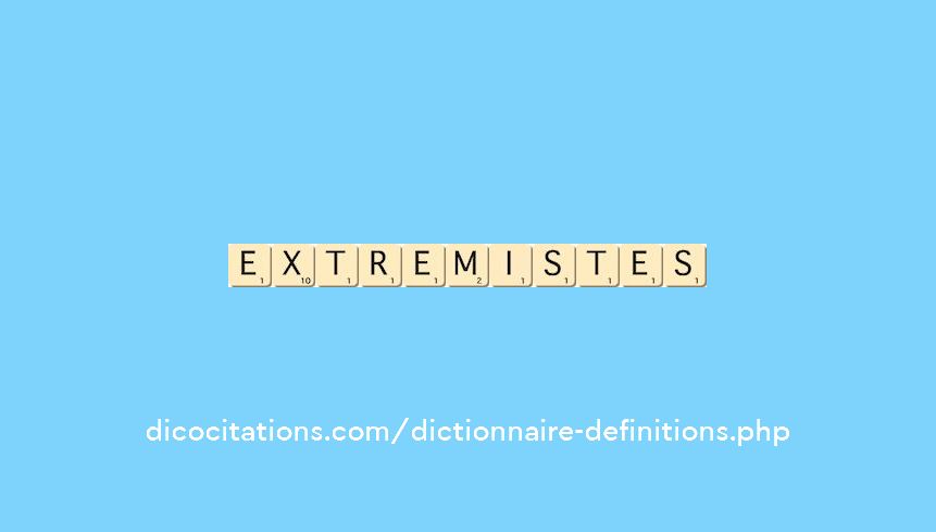 extremistes extremistes