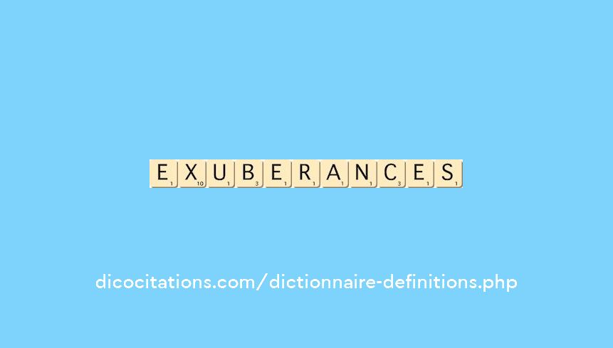 exuberances exuberances