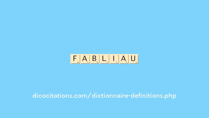 fabliau