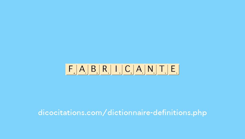 fabricante