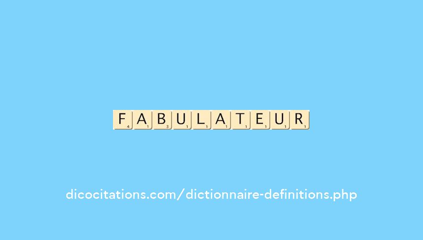 fabulateur