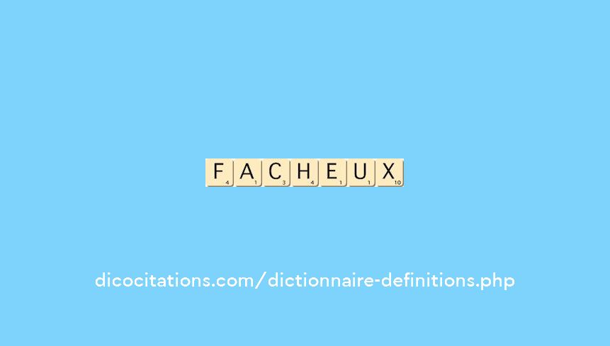 facheux facheux