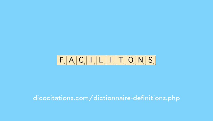 facilitons facilitons