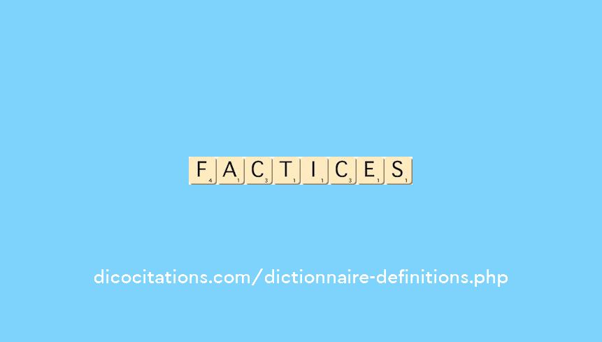 factices factices