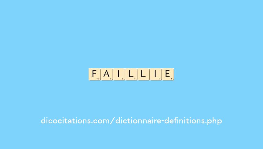 faillie faillie
