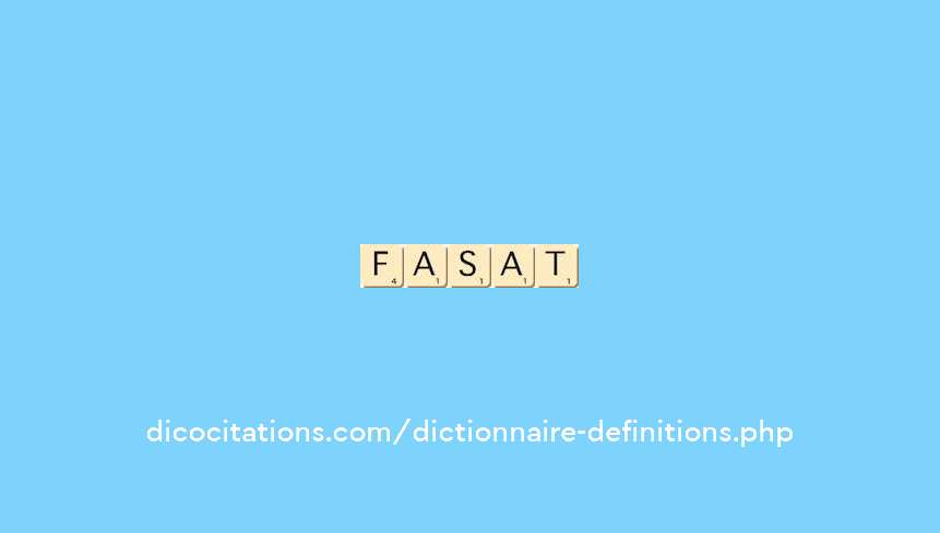 faisait faisait