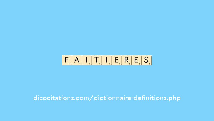 faitieres faitieres