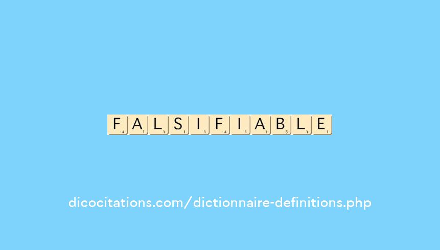 falsifiable