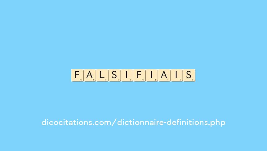 falsifiais falsifiais