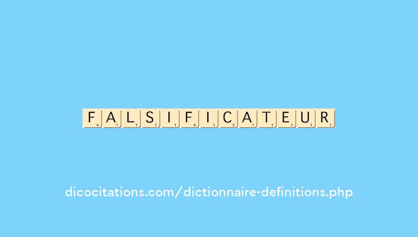 falsificateur