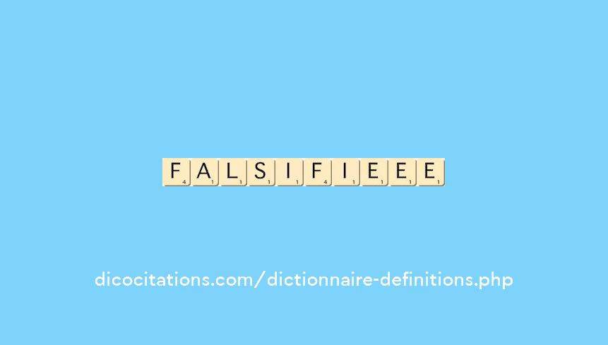 falsifie--ee