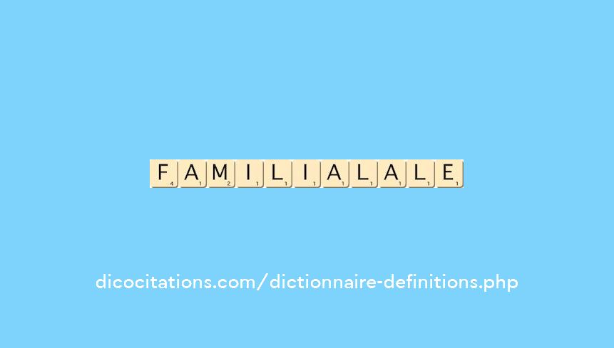 familial--ale