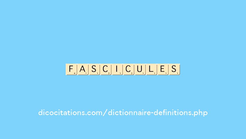 fascicules fascicules