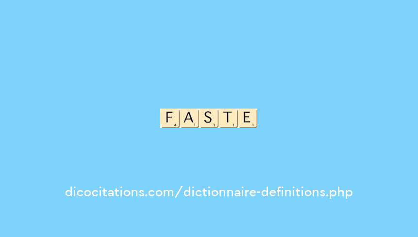 faste