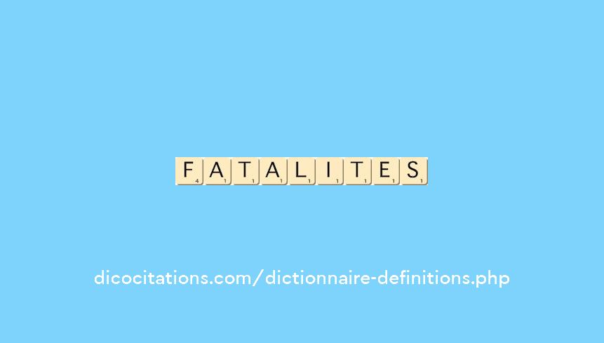 fatalites fatalites