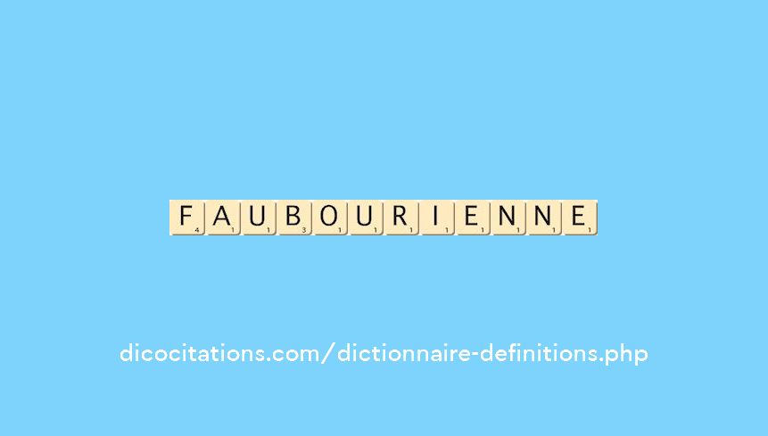 faubourienne faubourienne