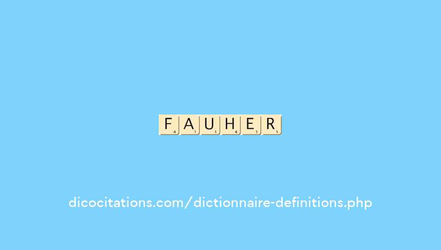 faucher faucher