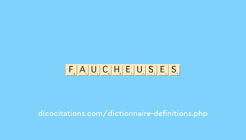 faucheuses faucheuses