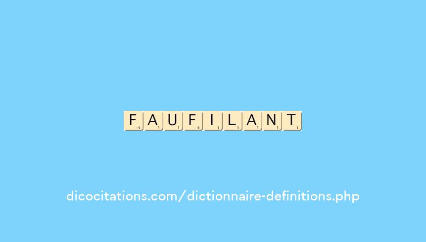 faufilant faufilant