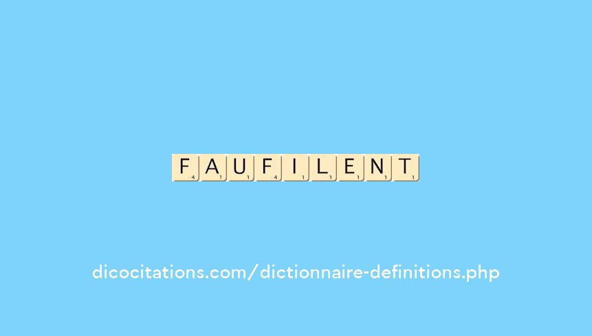 faufilent