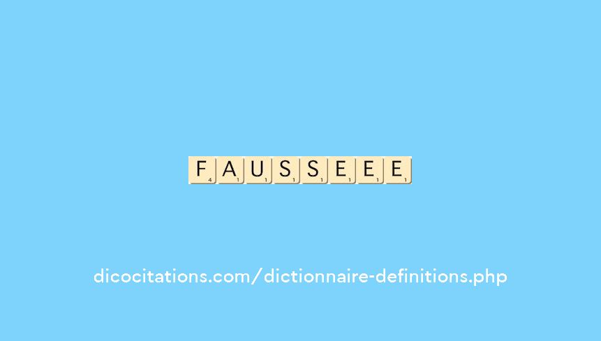 fausse--ee