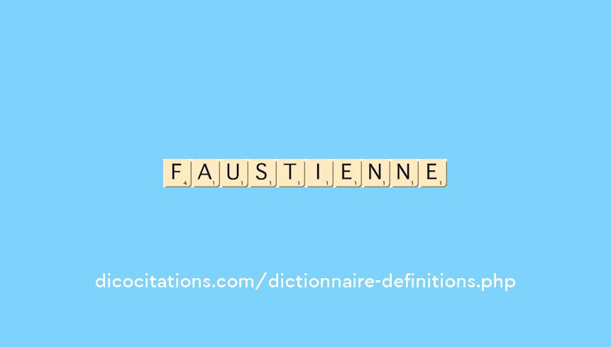 faustienne faustienne