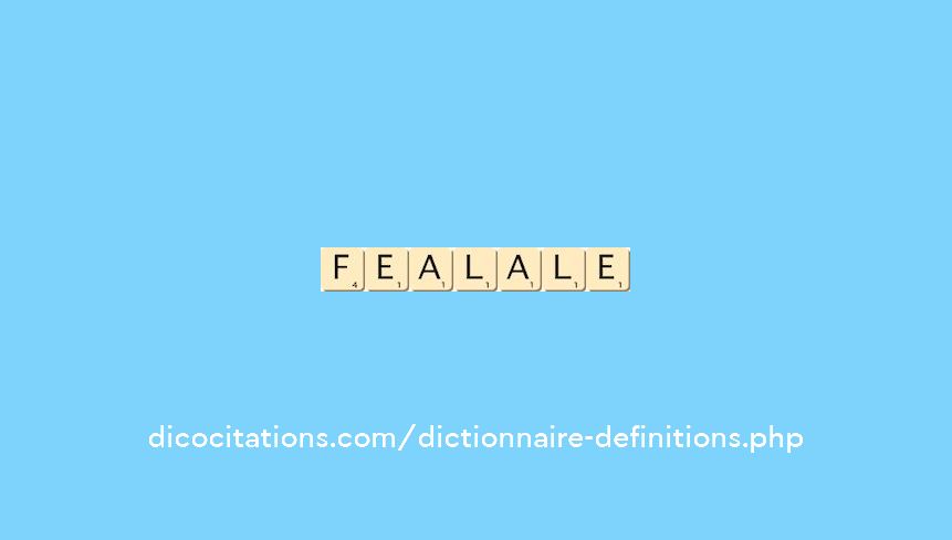 feal--ale
