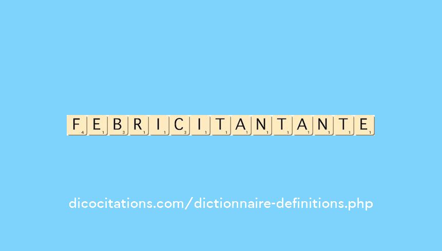 febricitant--ante
