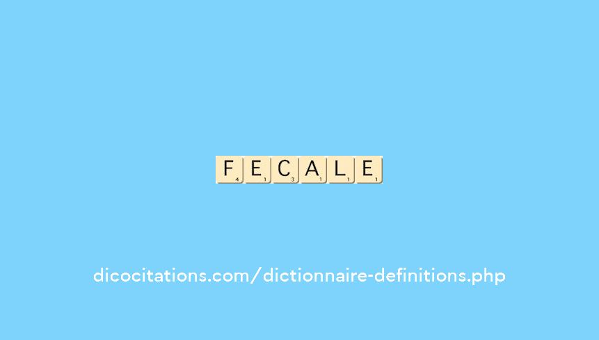 fecale fecale