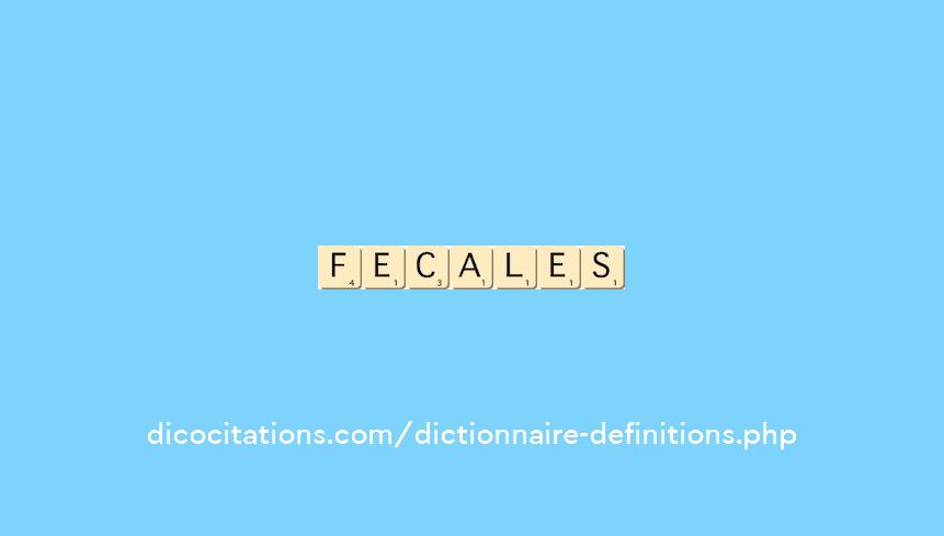 fecales fecales