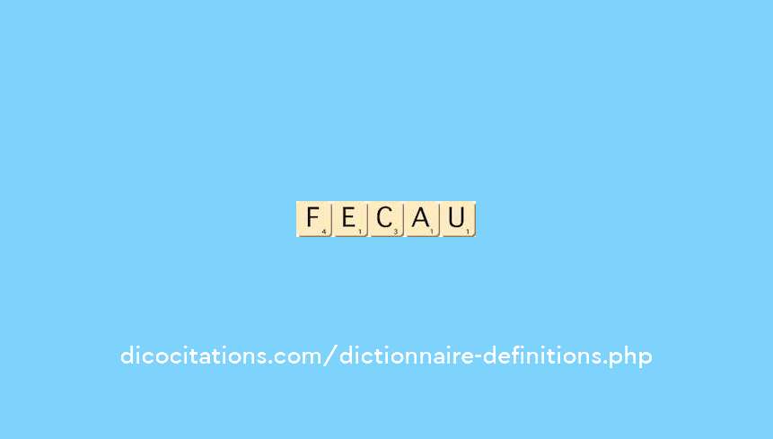 fecaux fecaux