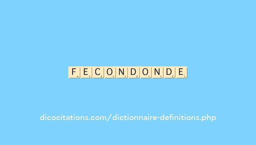 fecond--onde
