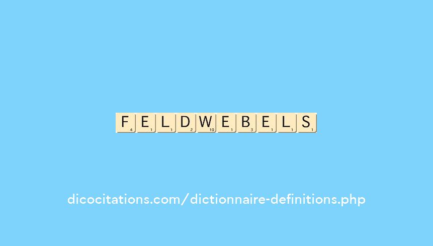 feldwebels feldwebels