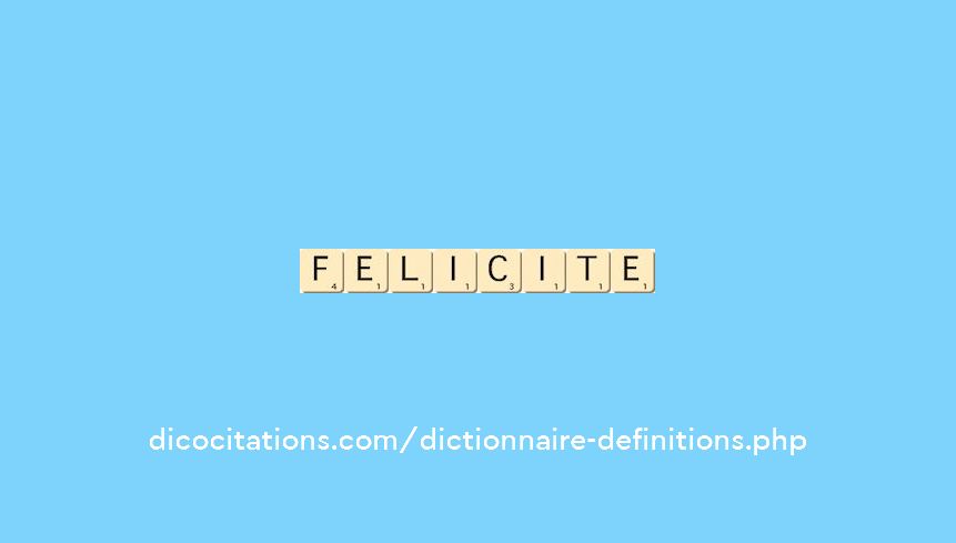 felicite