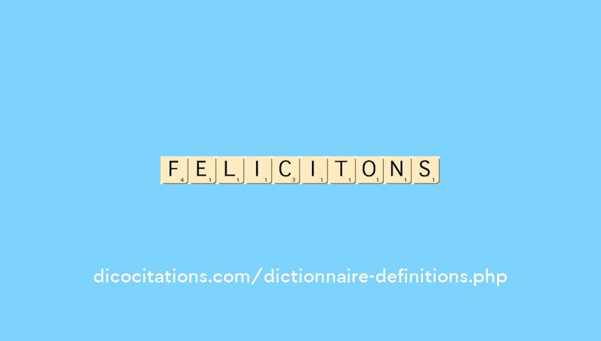 felicitons felicitons