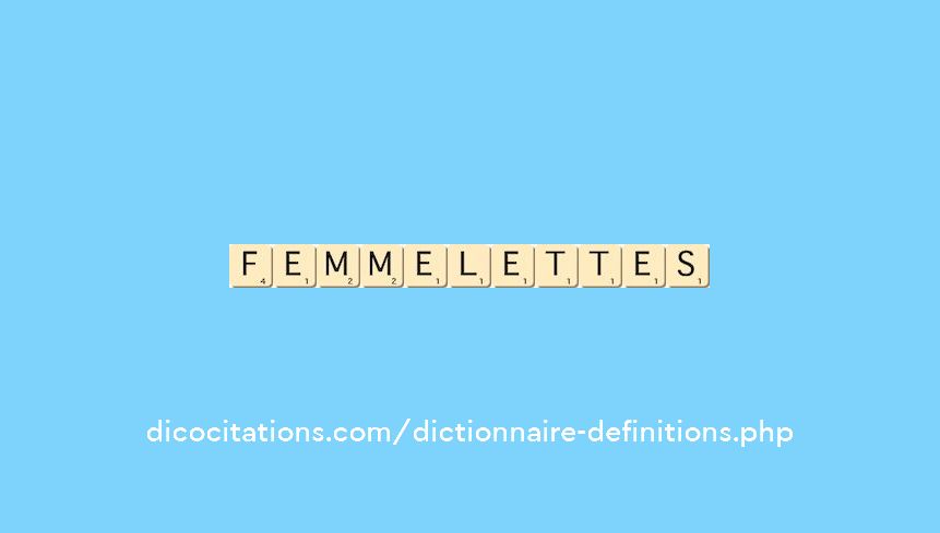 femmelettes femmelettes